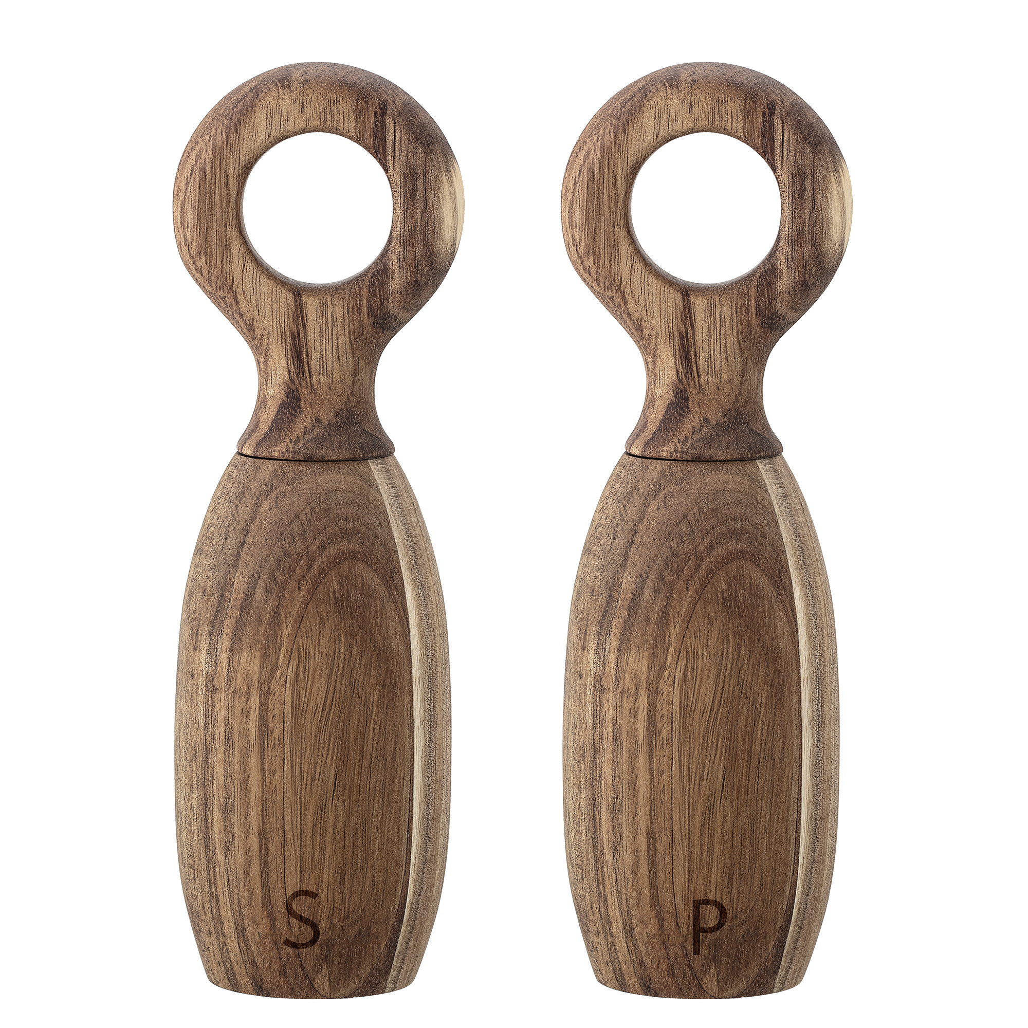 wooden salt and pepper mills