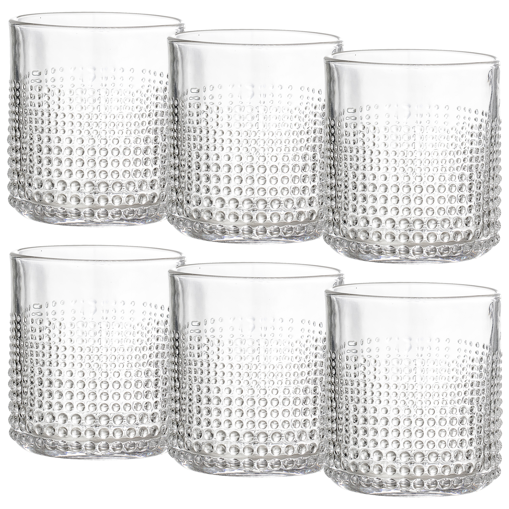 gray drinking glasses