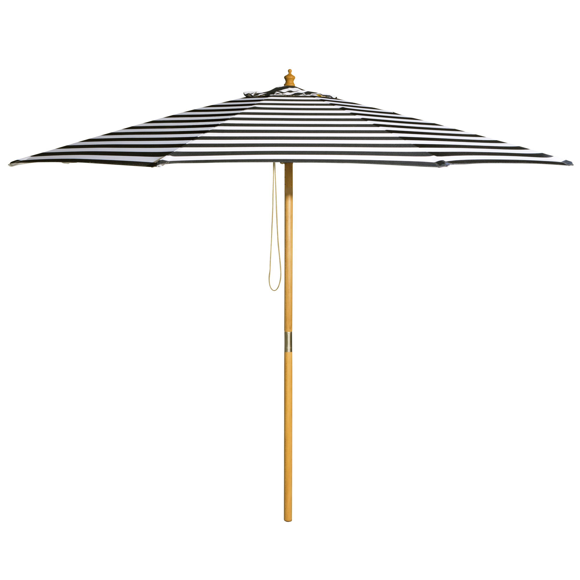 Billyfresh 3m Black White Striped French Riviera Market Umbrella Reviews Temple Webster