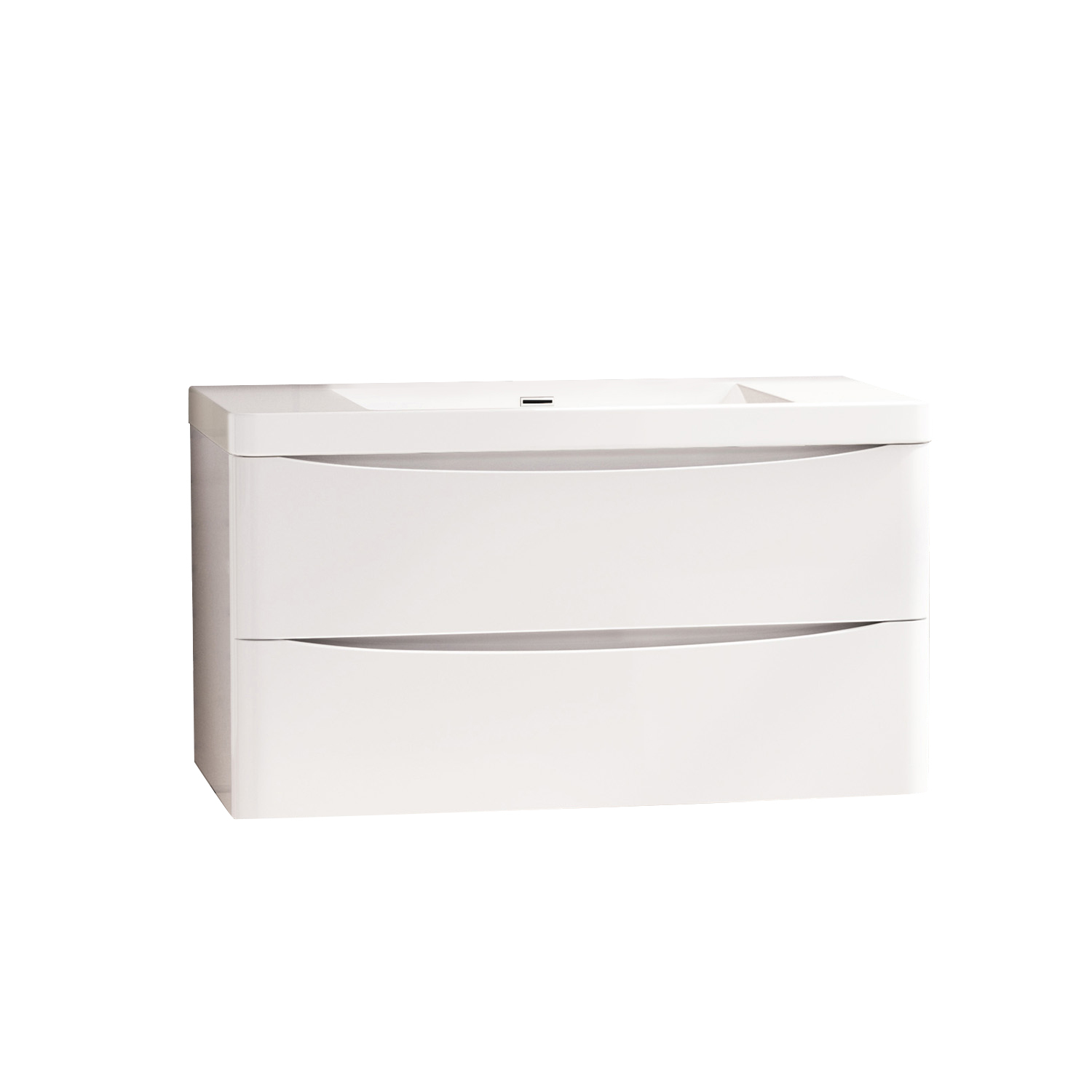 50 X 120cm Ancona Wall Mounted Bathroom Vanity Unit Temple Webster