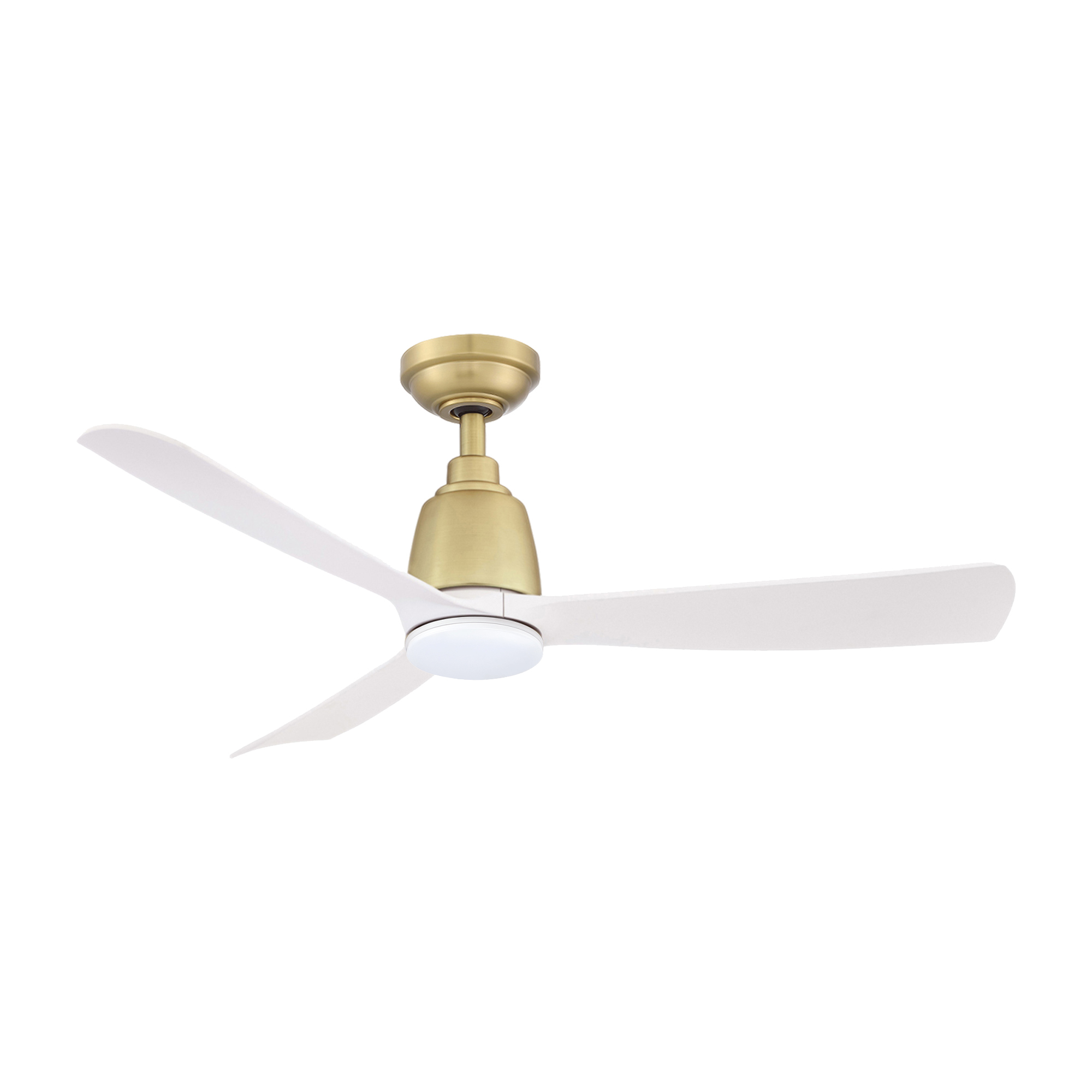 White Kute Ceiling Fan with Light 