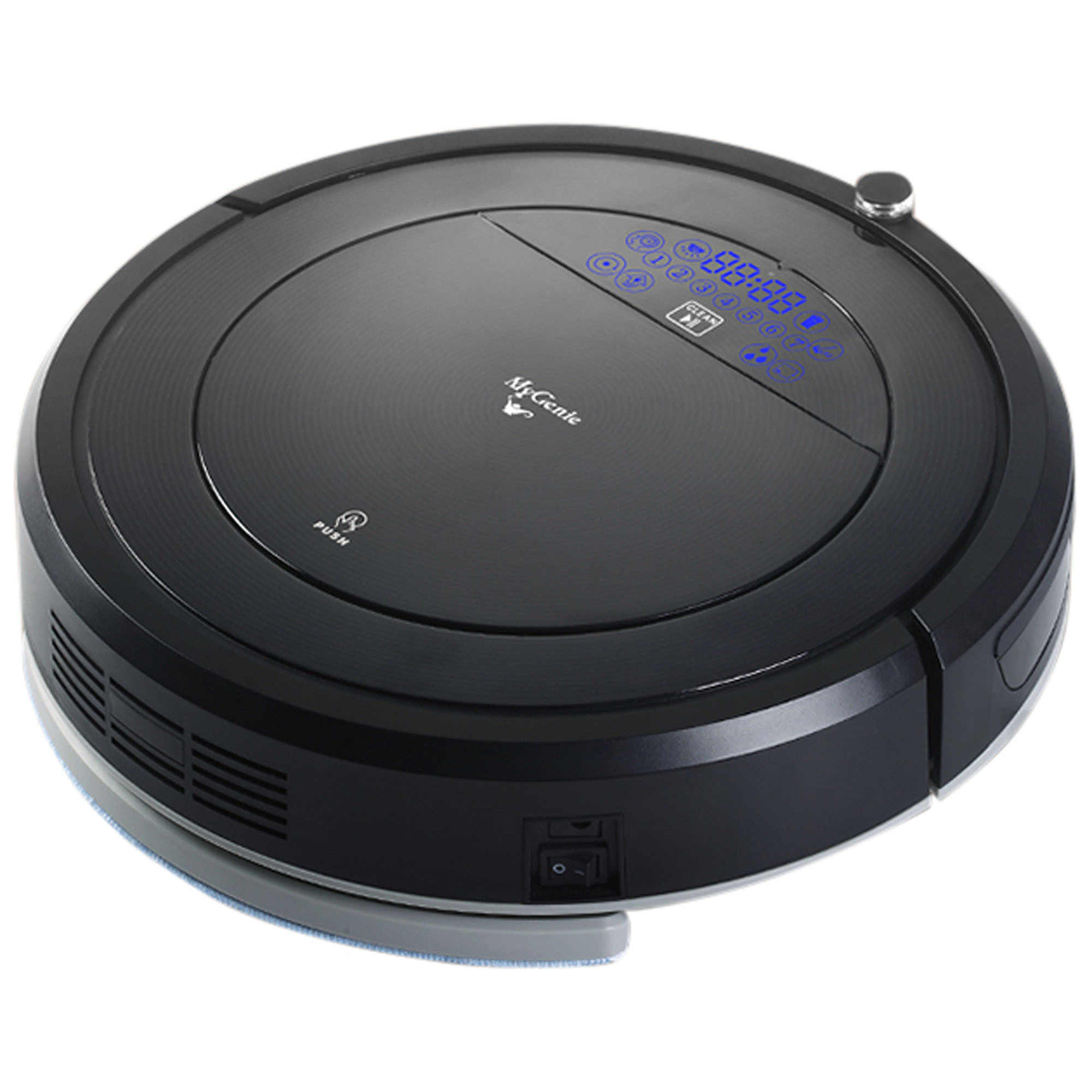 Black MyGenie ZX1000 Intelligent Robotic Vacuum | Beanstalk Single Mums