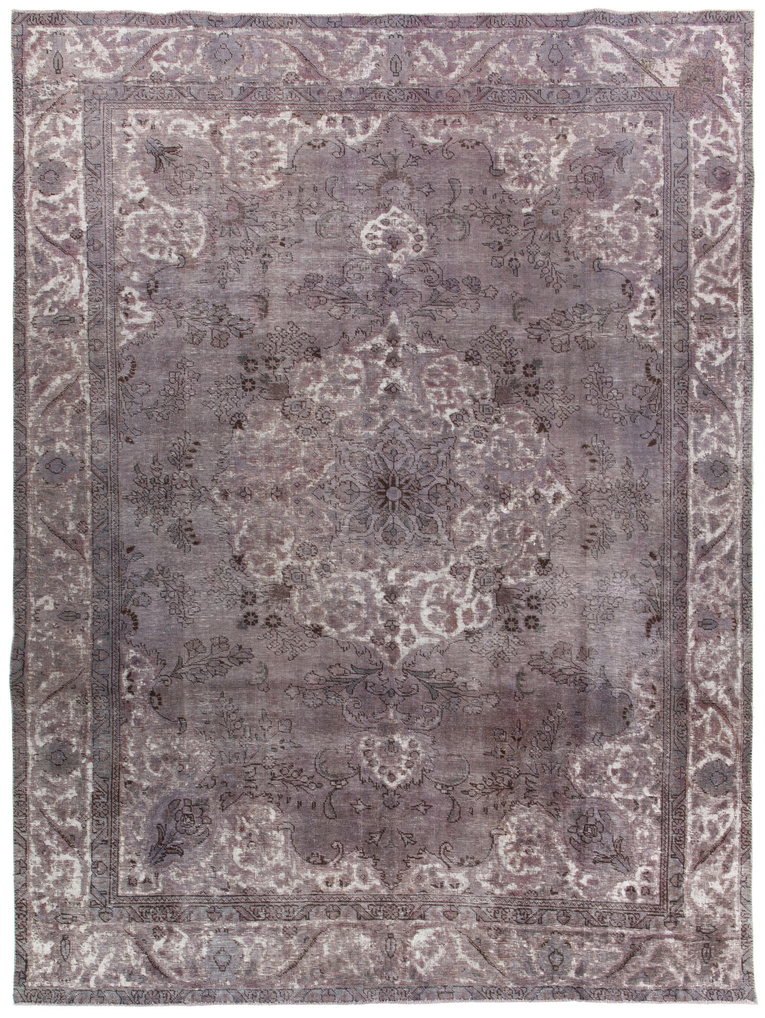 Zaan Pure Wool Vintage Persian Rug, Wool Persian Rugs