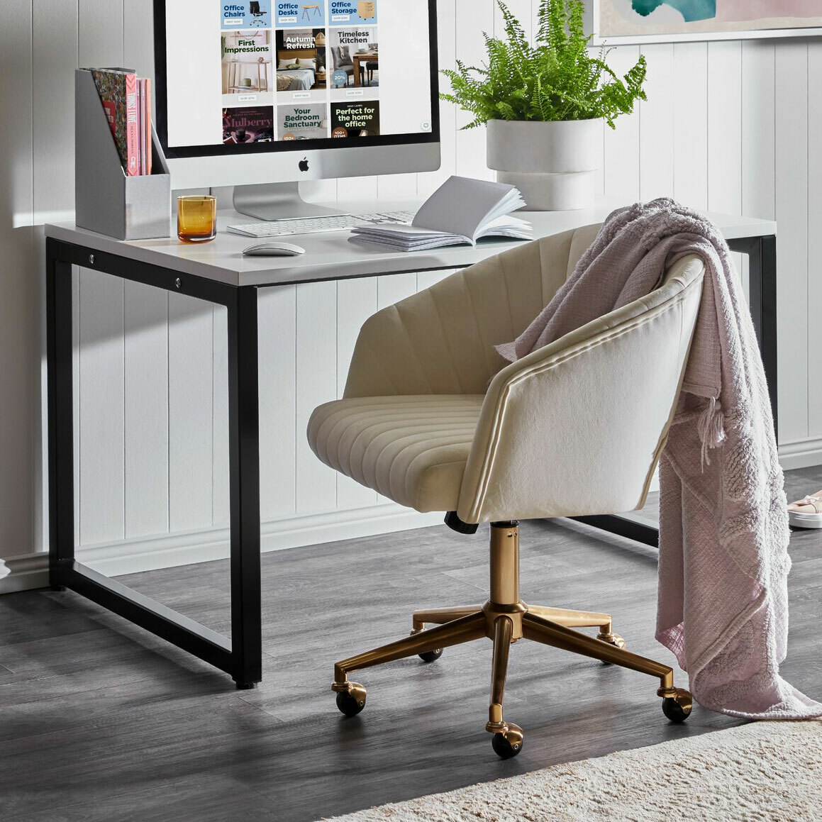 Home Office Designs Bridle Home Office Desk & Reviews | Temple & Webster