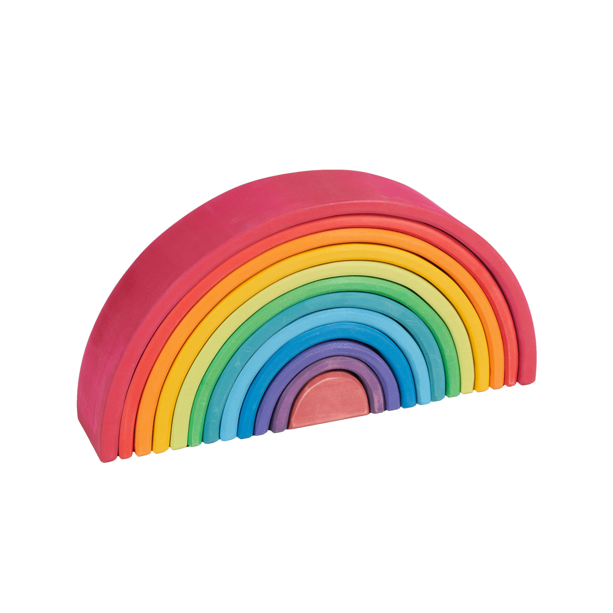 stacking rainbow blocks