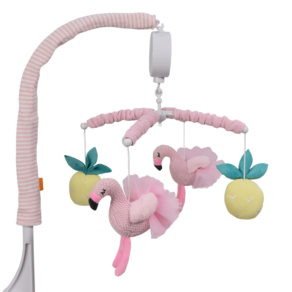 flamingo cot mobile