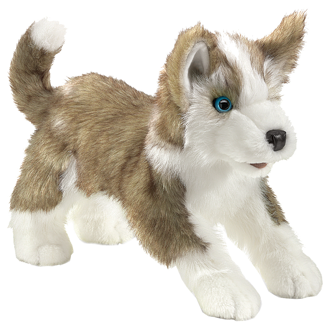 fire wolf pup plush