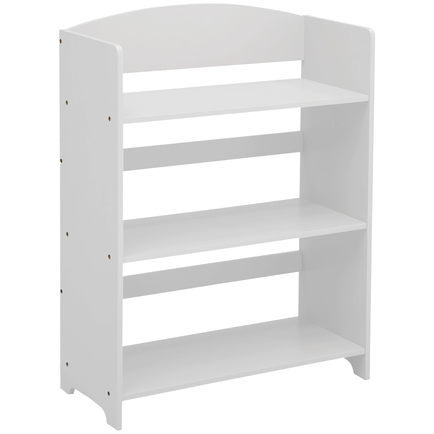 kids white bookshelf