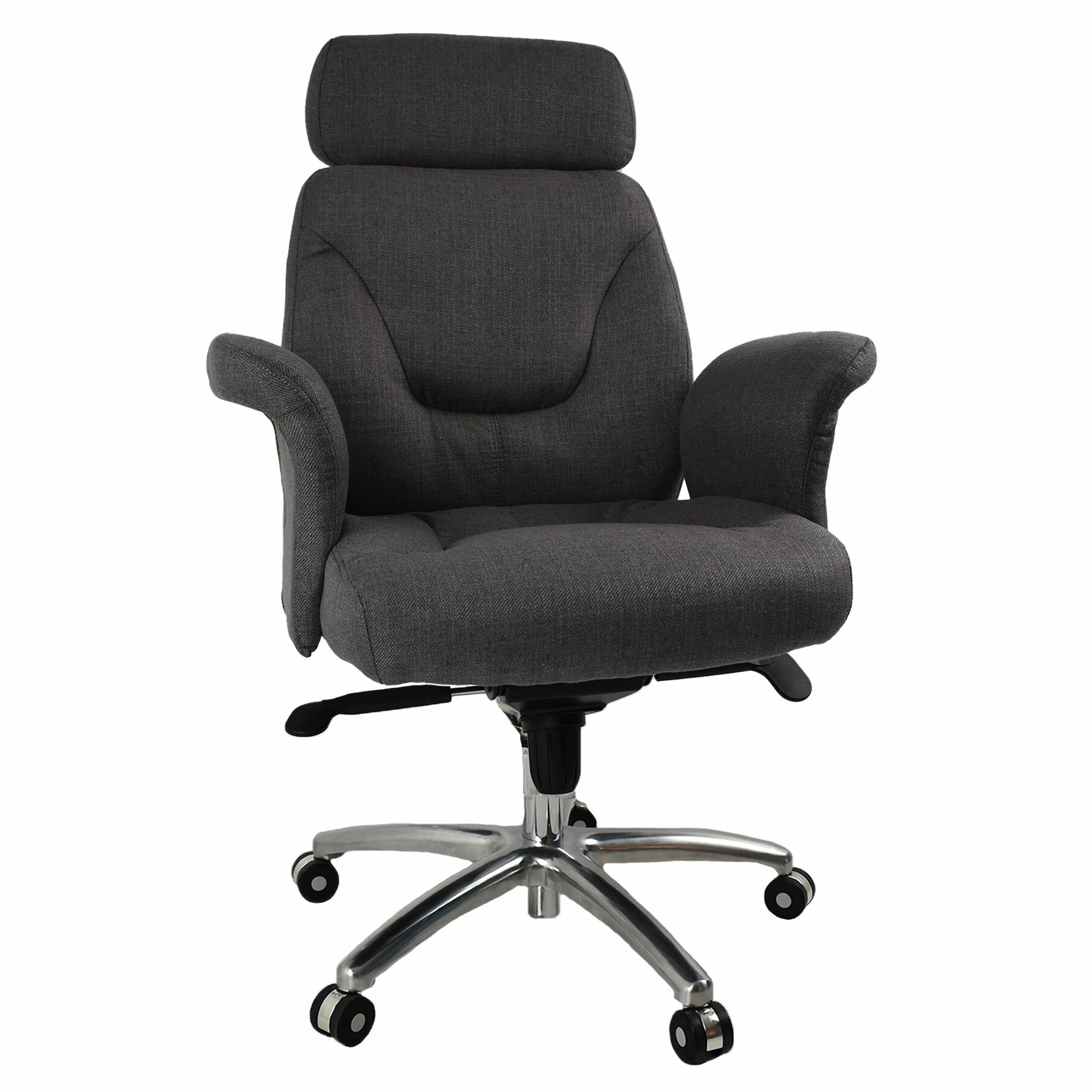 grey fabric executive chair