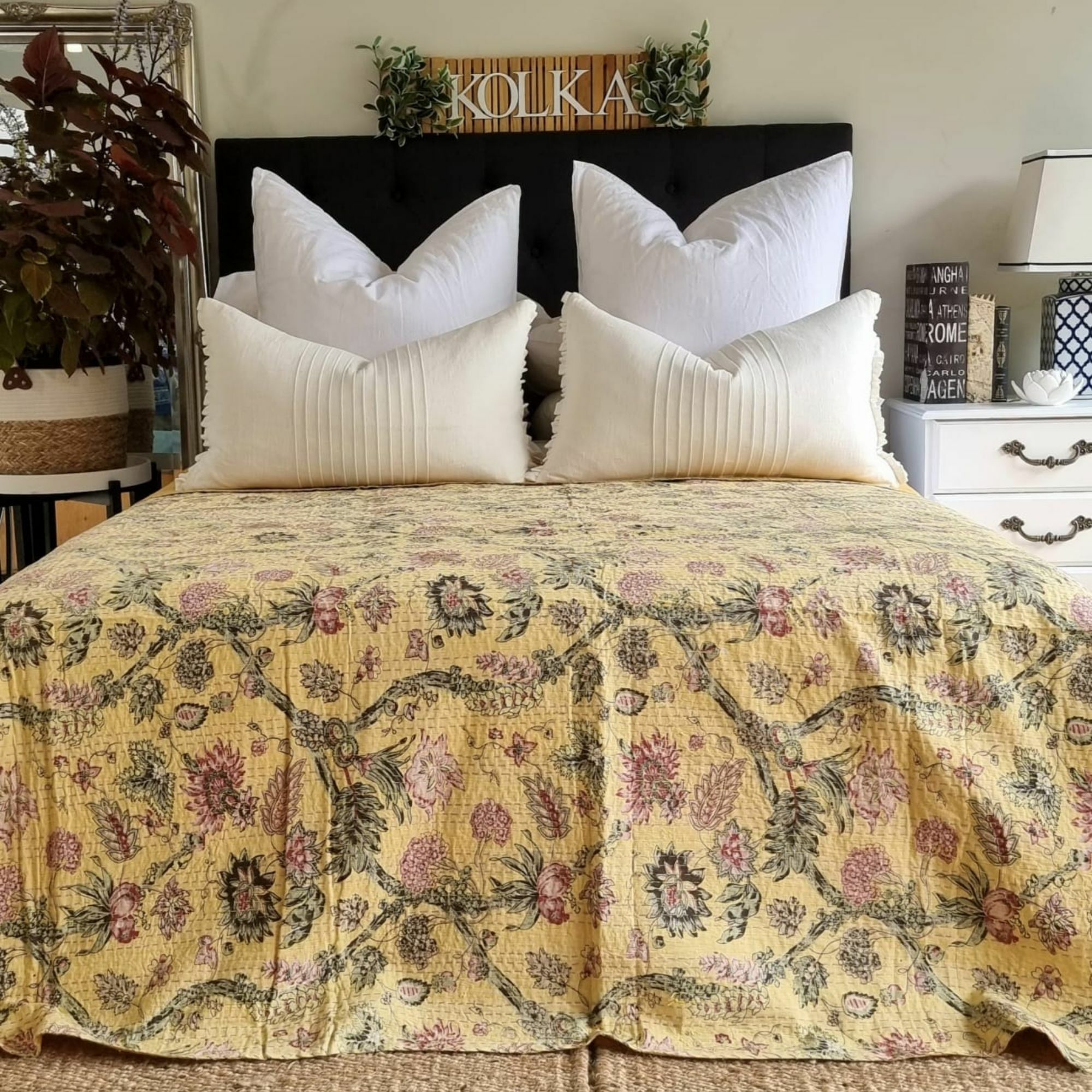 Kantha Bedspread