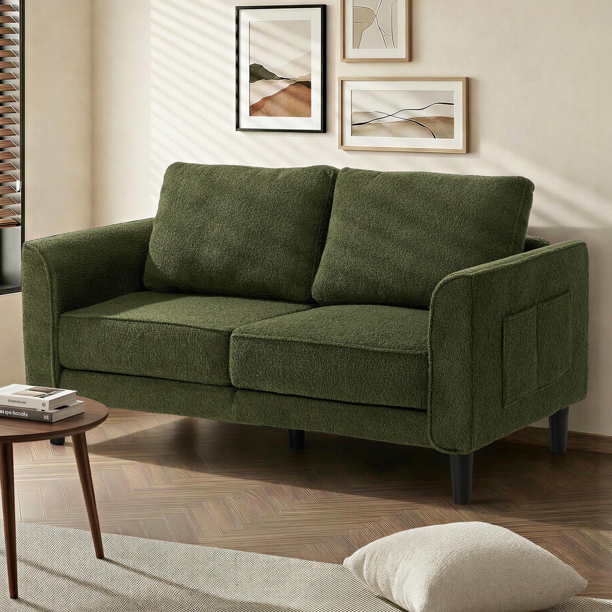 Guillaume 2 Seater Boucle Sofa