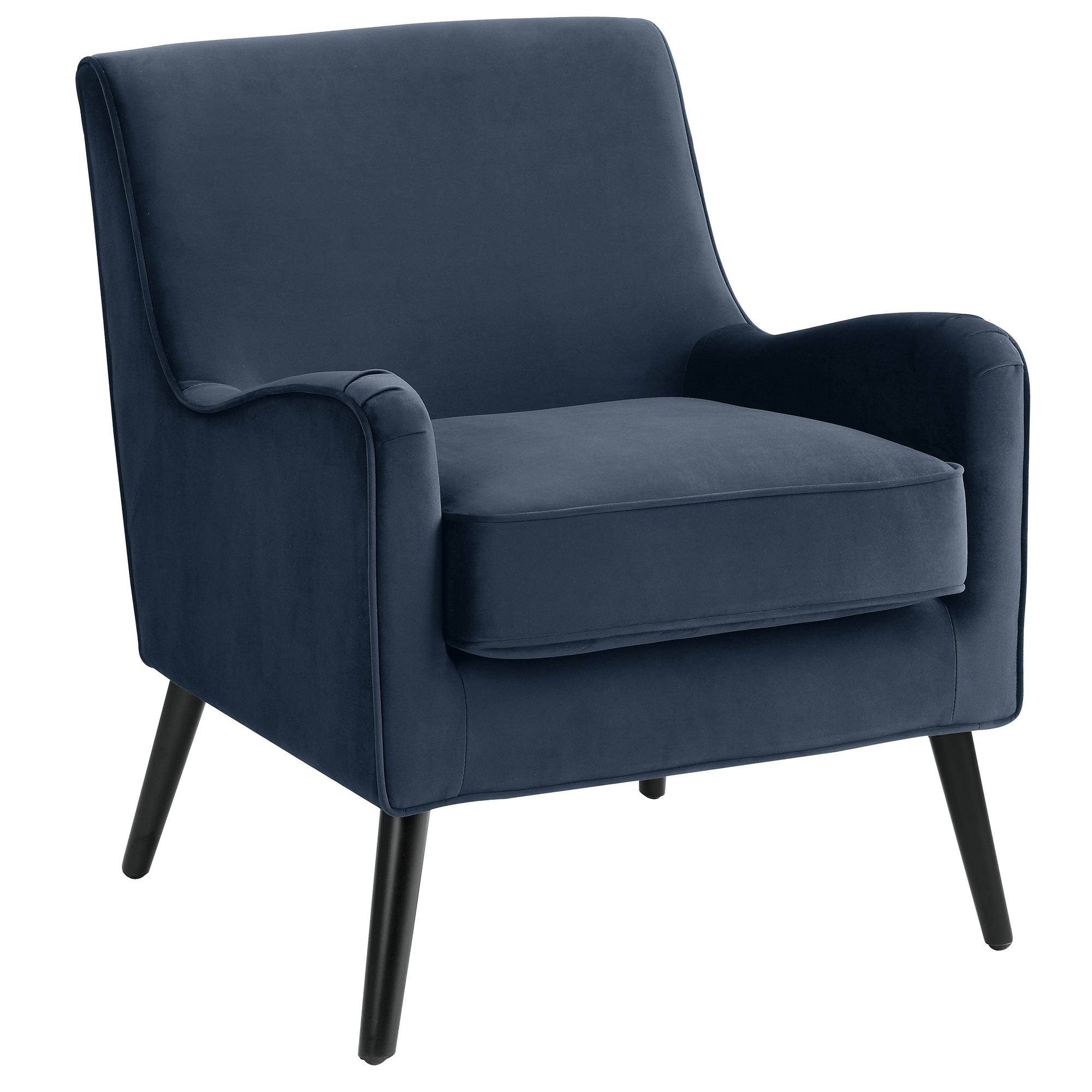 retro velvet armchair