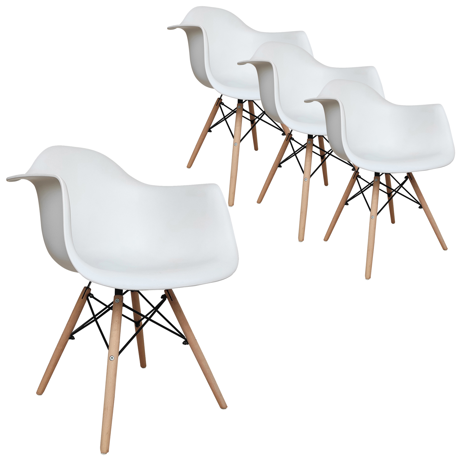 eames inspired dining chairs