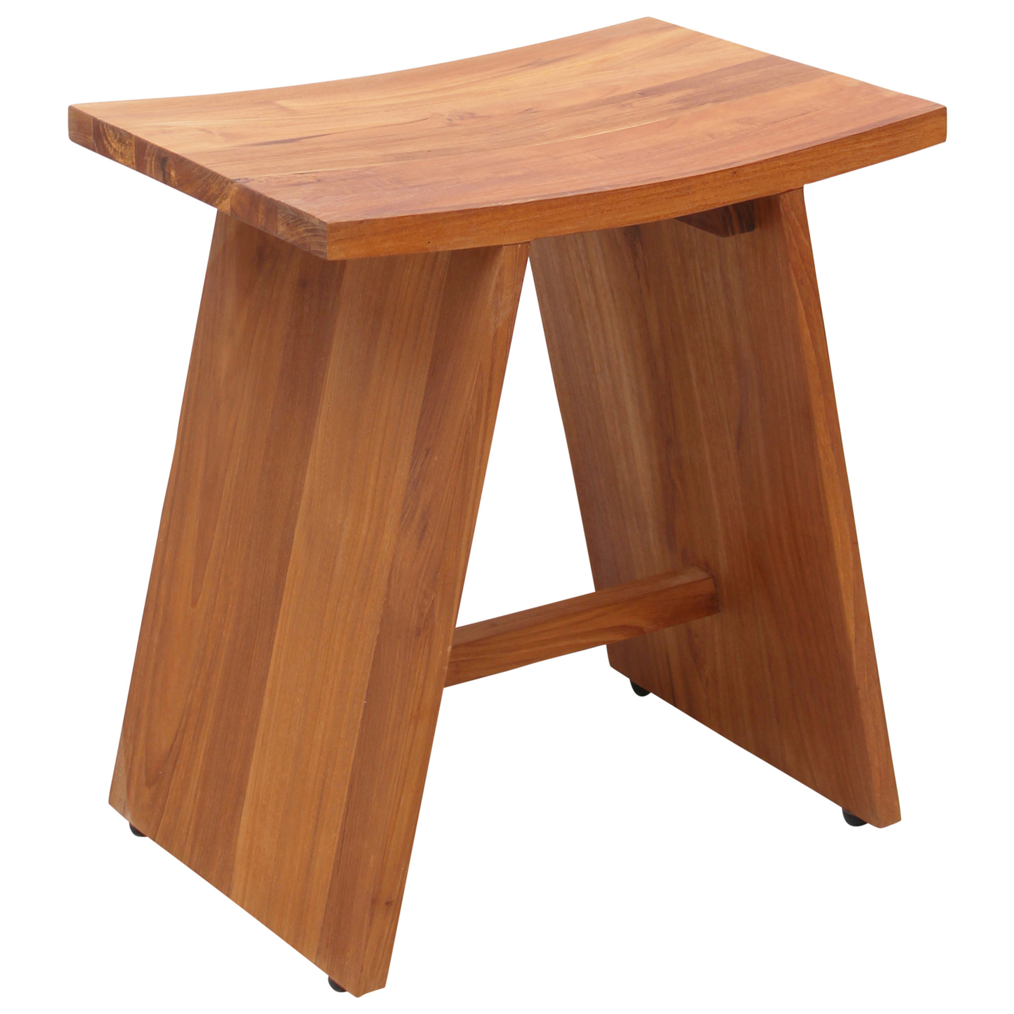 teak bath stool