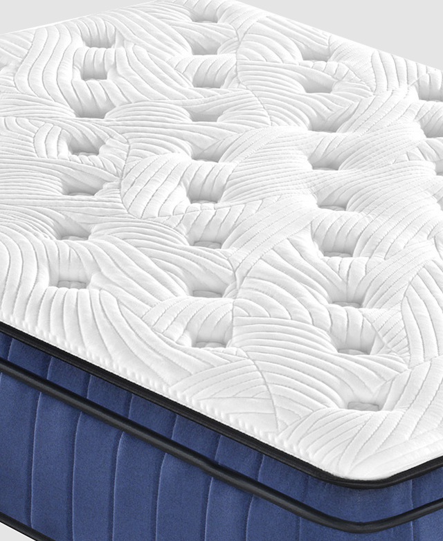 The cropped three-quarter angle includes a close-up of the pillowy foam top and the dimpled effect.