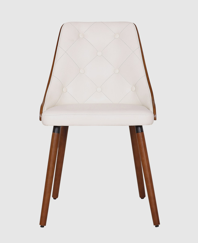 sarah faux leather dining chair