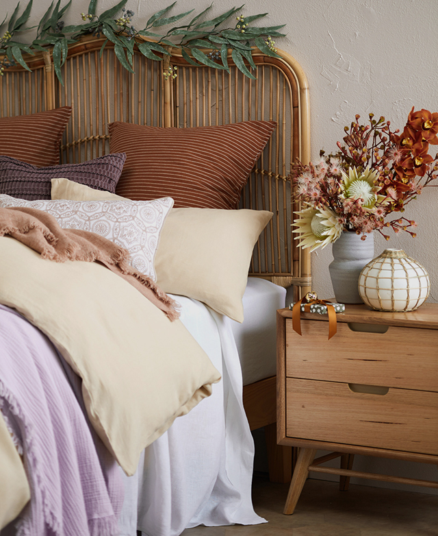 Evergreen Home Marley Messmate Bedside Table Temple & ster