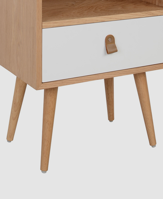 Temple & ster White Oak Luna Bedside Table