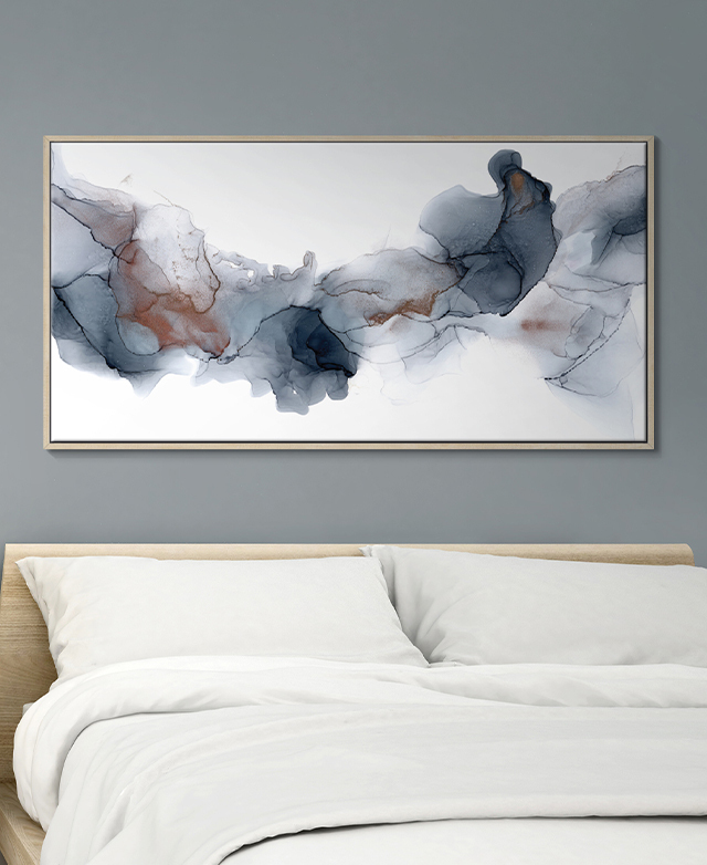 Our Artists' Collection Fire & Ice Abstract Printed Wall Art 