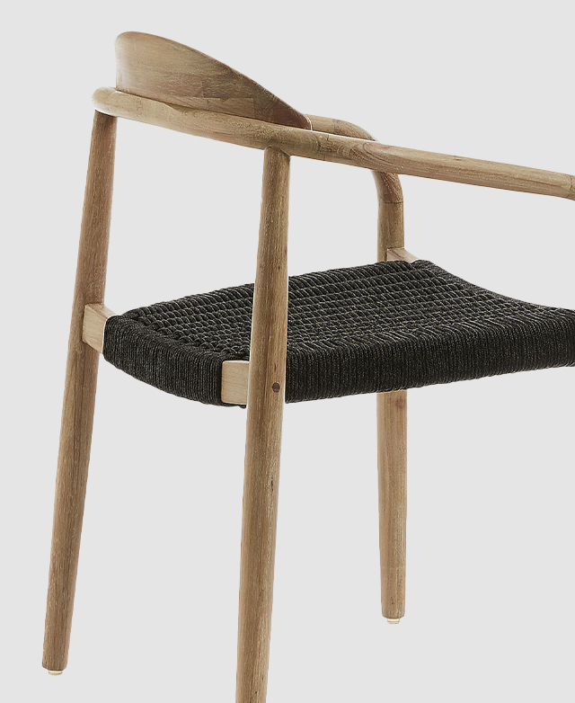 Linea Furniture Palaemon Rope Outdoor Dining Chairs Temple & ster