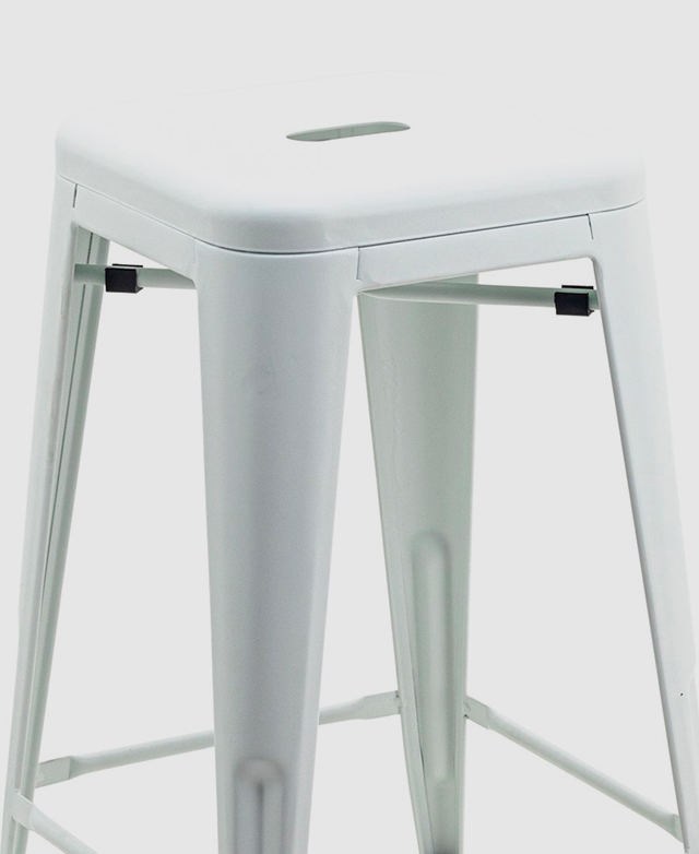 Powder-coated steel