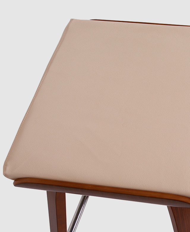 Faux leather seating