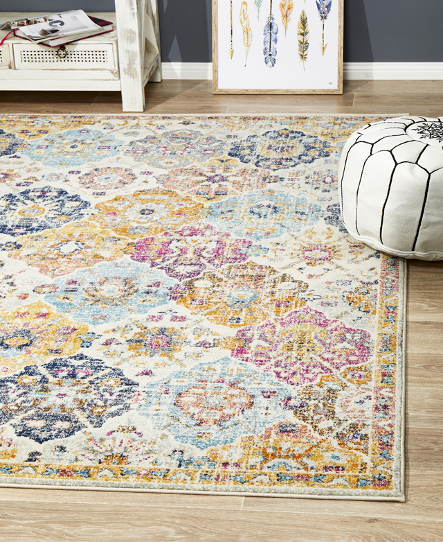 Network Rugs Multi Coloured Derya Rug | Temple & Webster