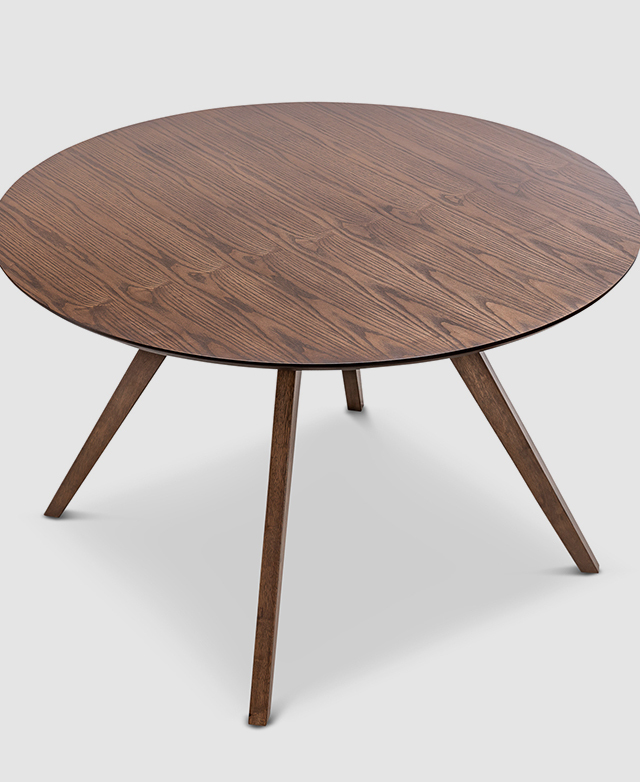 Continental Designs Milari Round Oak Dining Table | Temple & Webster