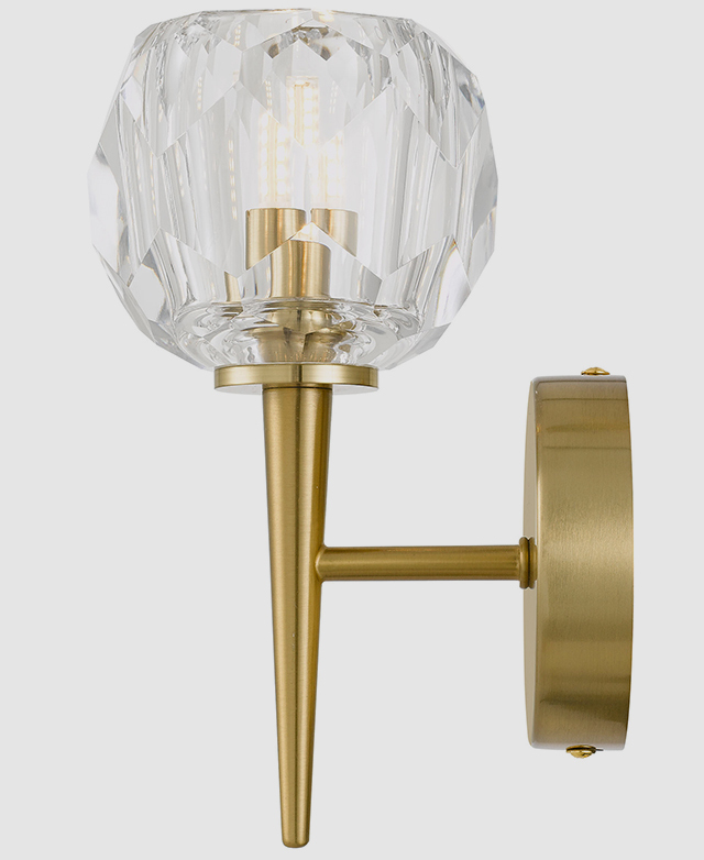 long gold sconce