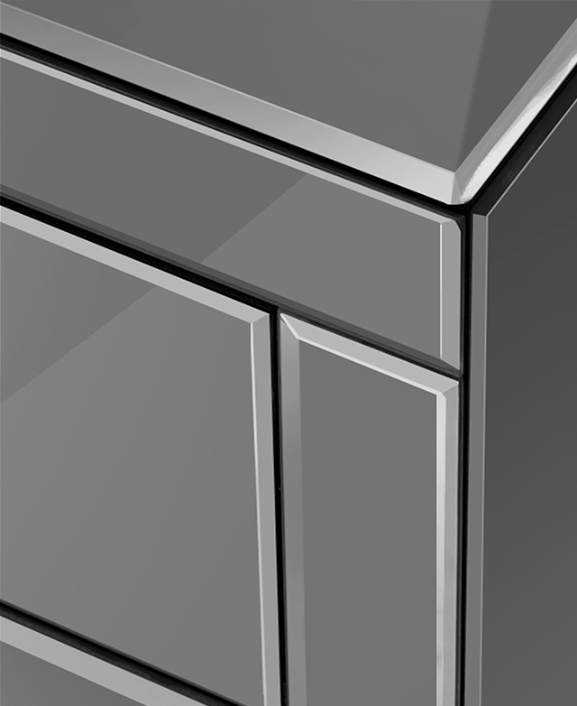 Bevelled glass Bevelled glass