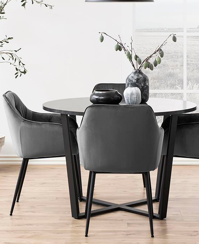 Maddison Lane Frankfurt Velvet Dining Chairs | Temple & Webster