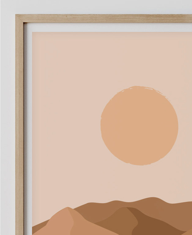 Natural Poster Frames (Set of 2)