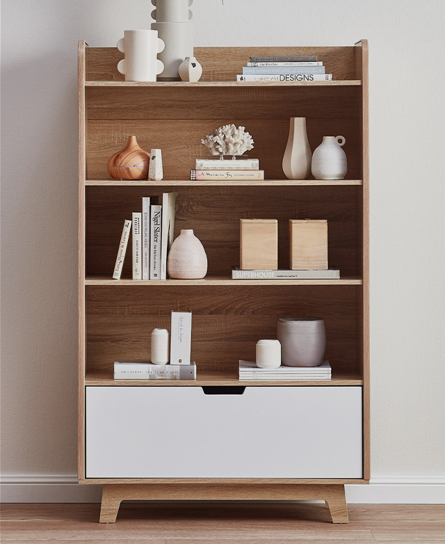 Western Designs Light Oak Galway Bookcase Temple & ster