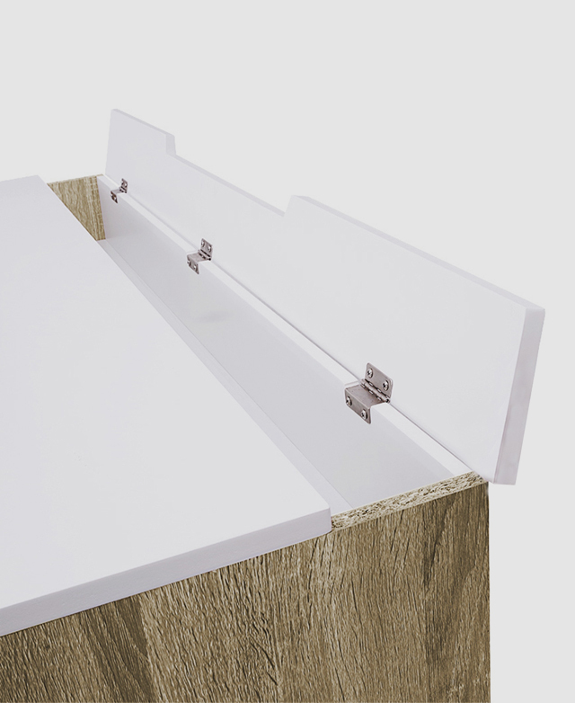 Tabletop storage compartment
