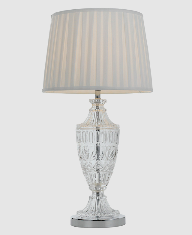 Soft, pleated shade