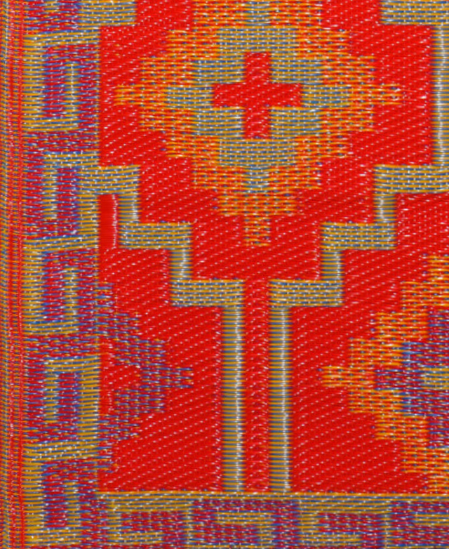 Lhasa Orange and Violet Rug
