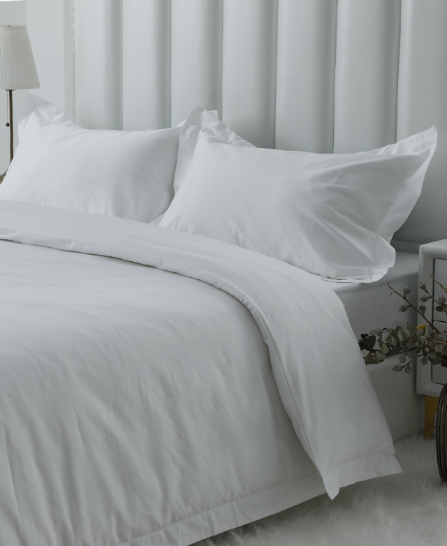 BensonAustralia White 1000TC Egyptian Cotton Sateen Quilt Cover Set ...