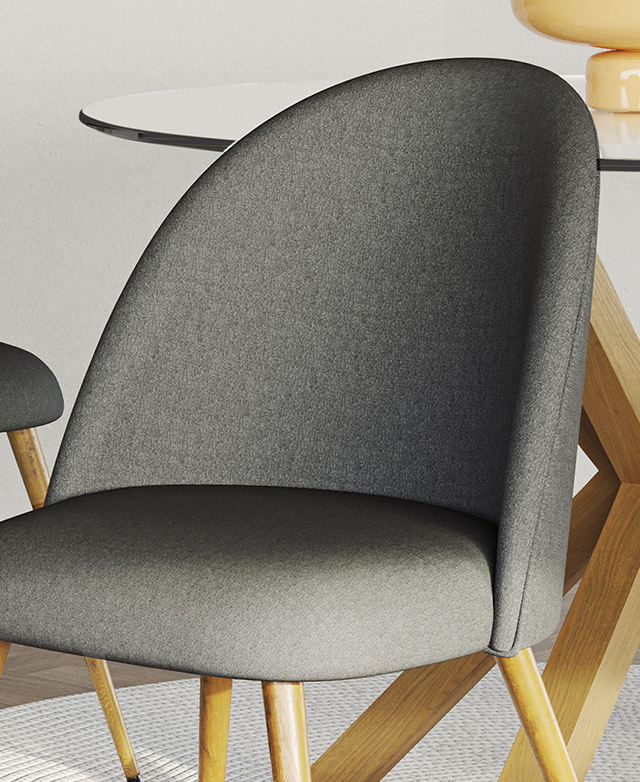 kori upholstered dining chair