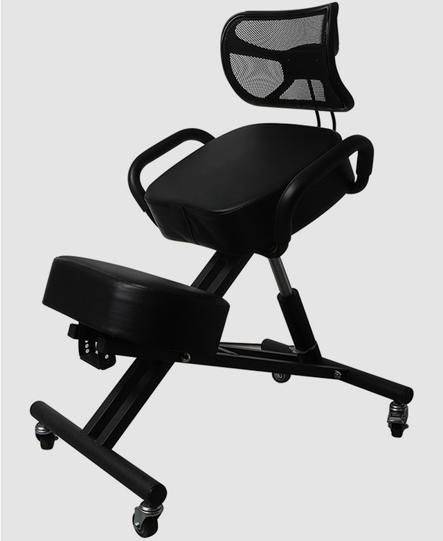 Kneeling chair with online backrest