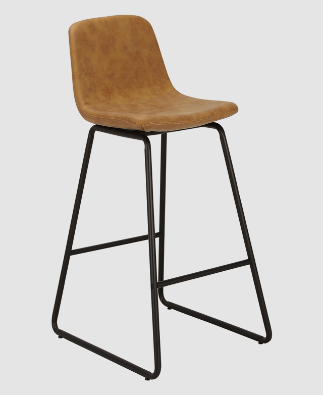 Loft 23 by Temple & Webster 66cm Regus Faux Leather Barstools