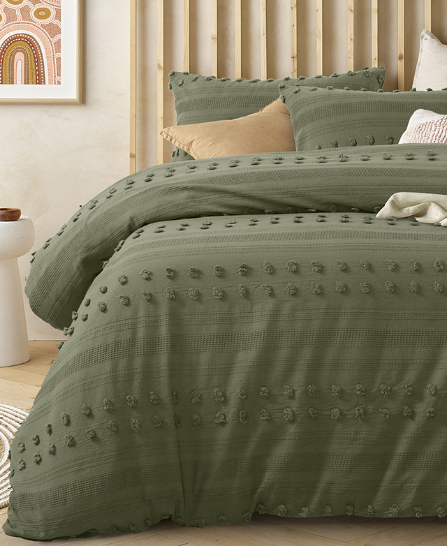 Soothing olive green