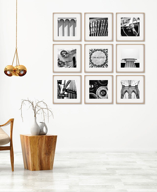 Maddison Lane 9 Piece Instant Gallery Wall Frame Set | Temple & Webster