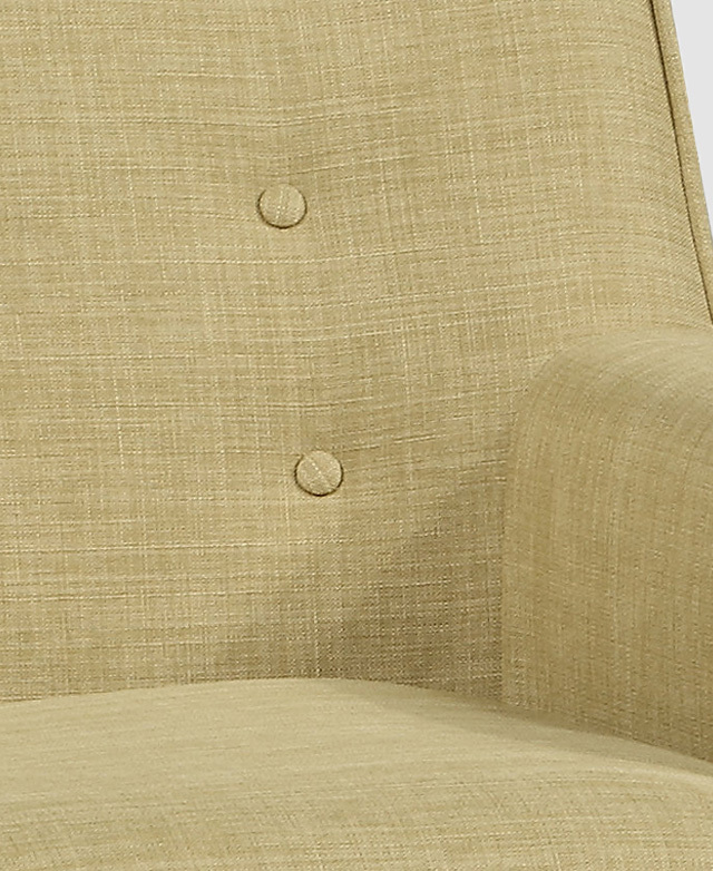 Button tufting detail
