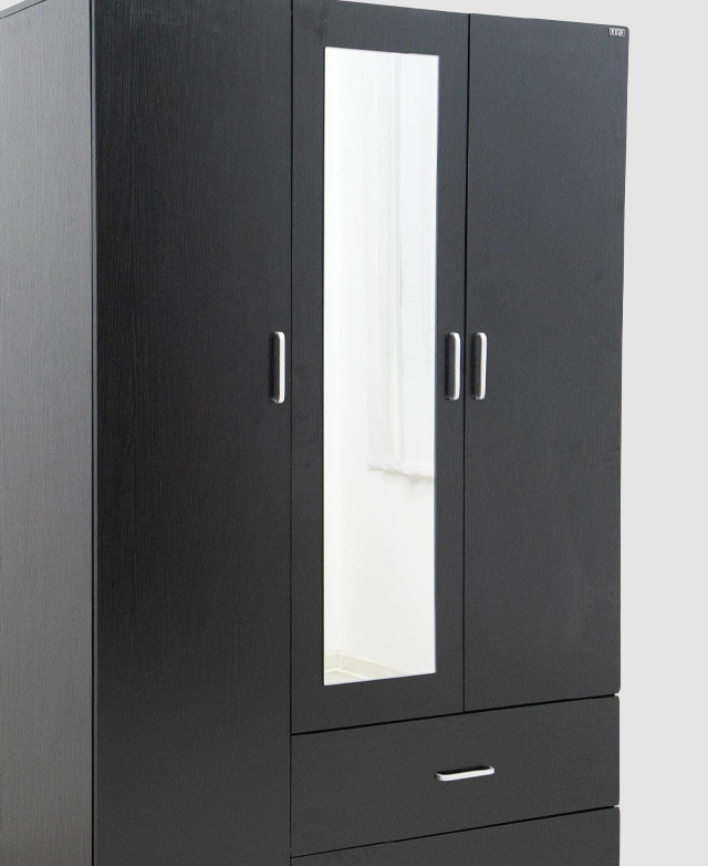 Mirrored door