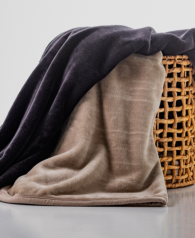 Jason Jason Faux Mink Fur Blanket Temple & ster