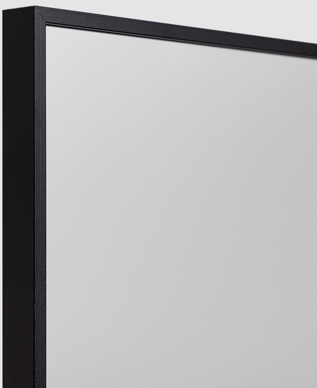 Wall Art Studio Halo Rectangular Metal Standing Mirror | Temple & Webster