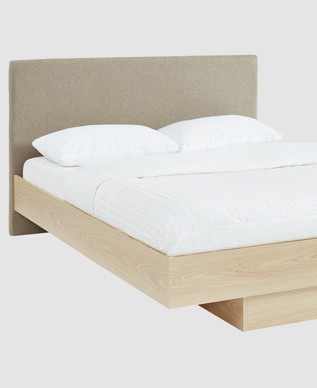 NordicHouse Natural Nook Floating Bed Temple & ster