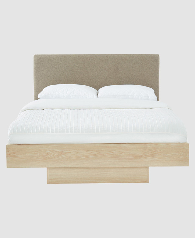 NordicHouse Natural Nook Floating Bed Temple & ster