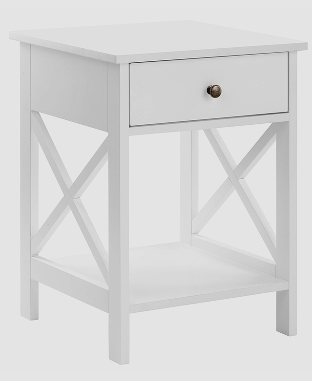 white noosa side table