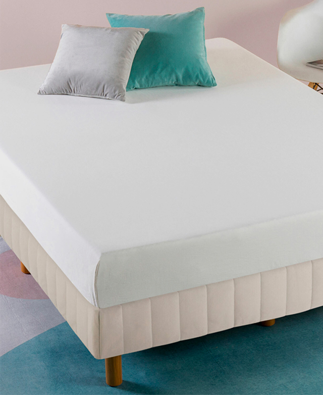 Studio Home Beige Kim Upholstered Bed Base | Temple & Webster